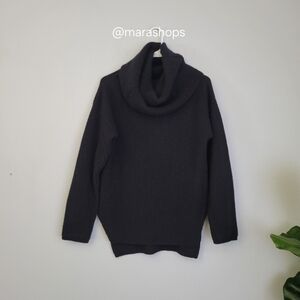 Joseph Black Cashmere Turtleneck Sweater